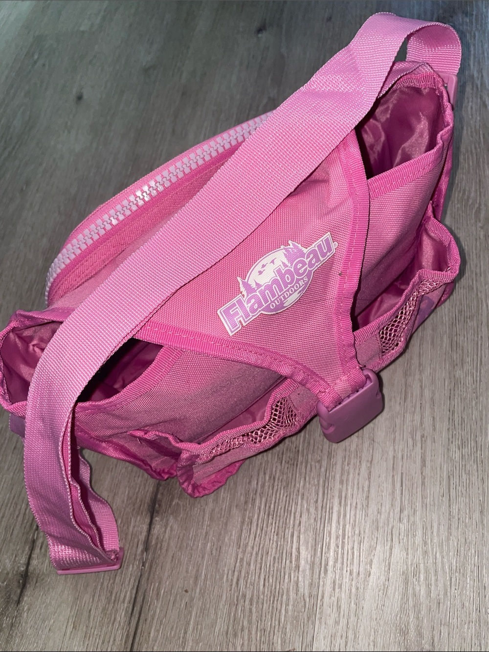 Flambeau 4501PK Small Kwikdraw Tackle Bag | Pink Fishing Bag | Adjustable Strap